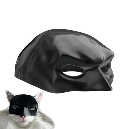 Halloween-Maske für Katzen – Schwarzes Kostümzubehör für Katzen, wunderschön gestaltetes Design | Ideal für Halloween-Partys, Kostümpartys, Festivals und Shows, A Halloween-Maske für Katzen – Schwarzes Kostümzubehör für Katzen, wunderschön gestaltetes Design | Ideal für Halloween-Partys, Kostümpartys, Festivals und Shows, A von Generic