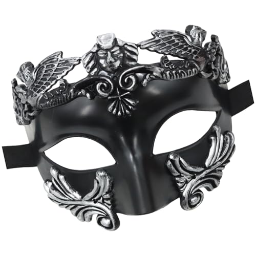 Halloween Maske im antiken römisch-griechischen Stil - Mythologische Krieger Gesichtsmaske, Venezianische Maskerade Halbmaske für Männer, Realistische Kostümmaske | Geeignet für Karneval, Cosplay, Rol Halloween Maske im antiken römisch-griechischen Stil - Mythologische Krieger Gesichtsmaske, Venezianische Maskerade Halbmaske für Männer, Realistische Kostümmaske | Geeignet für Karneval, Cosplay, Rol von Generic