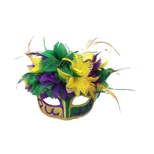 Halloween Masquerade Masken Venezianische Maske Erwachsene Frauen Damen Mardi Gras Halbmaske Halloween Masken Erwachsene Kinder Hallooween Costum von Generic
