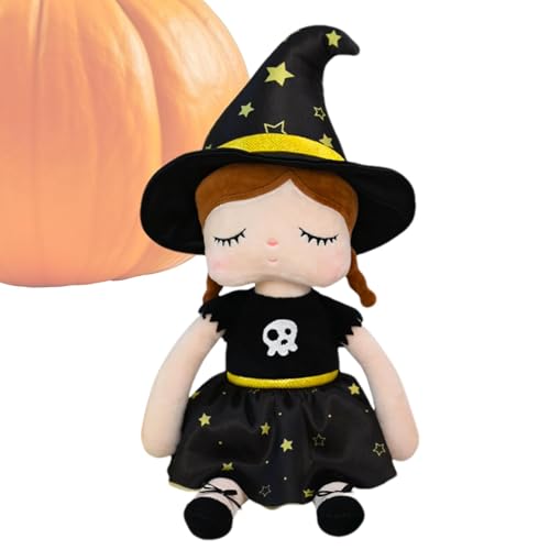 Halloween Plance – Cartoon Mädchen aus Plüsch, niedliches Plüschspielzeug | Cartoon-Figurenspielzeug aus Plüsch, Hexe, Halloween-Dekoration, niedlich, weich, zur Dekoration Halloween Plance – Cartoon Mädchen aus Plüsch, niedliches Plüschspielzeug | Cartoon-Figurenspielzeug aus Plüsch, Hexe, Halloween-Dekoration, niedlich, weich, zur Dekoration von Generic