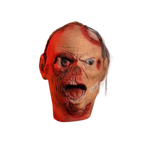 Halloween Prop Scary Dekoration Realistische Kopf Neuheit Streich Spielzeug Für Party Thema Vzm499 (Khaki, 30cm) von Generic