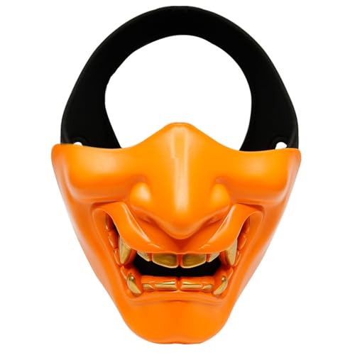 Halloween Scary Oni Maske Halbmaske Samurai Masken Teufel Dämon Kabuki Mask Plastik Japanisch Prajna Hannya Gruselig Masks Halloween Gesichtsmaske Erwachsene Kinder Hallowenn Costumes Halloween Scary Oni Maske Halbmaske Samurai Masken Teufel Dämon Kabuki Mask Plastik Japanisch Prajna Hannya Gruselig Masks Halloween Gesichtsmaske Erwachsene Kinder Hallowenn Costumes von Generic