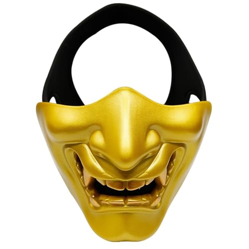 Halloween Scary Oni Masken Halbmaske Samurai Maske Teufel Dämon Kabuki Mask Plastik Japanisch Prajna Hannya Gruselig Masks Halloweenmask Erwachsene Kinder Haloween Kostüme Halloween Scary Oni Masken Halbmaske Samurai Maske Teufel Dämon Kabuki Mask Plastik Japanisch Prajna Hannya Gruselig Masks Halloweenmask Erwachsene Kinder Haloween Kostüme von Generic