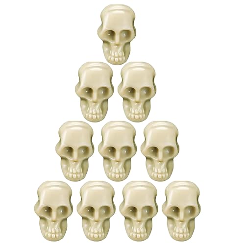 Halloween-Schädelköpfe, kleine Totenköpfe für Halloween - 100 tragbare Schädelköpfe für Landschaftsbau - Realistische Scherzzubehör, kleines Totenkopf-Modell, Skull Schädel Halloween-Schädelköpfe, kleine Totenköpfe für Halloween - 100 tragbare Schädelköpfe für Landschaftsbau - Realistische Scherzzubehör, kleines Totenkopf-Modell, Skull Schädel von Generic