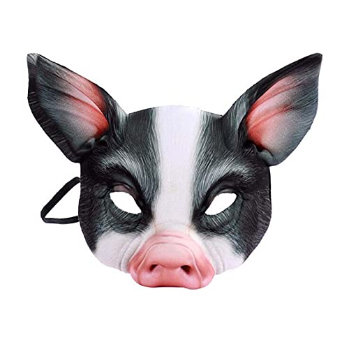 Halloween Schweinemaske Halbmaske Schweine Masken Realistisch Lustige Tier Maske Pig Mask Kostüm für Halloween Erwachsene Kinder Hallowenn Costumes Halloween Schweinemaske Halbmaske Schweine Masken Realistisch Lustige Tier Maske Pig Mask Kostüm für Halloween Erwachsene Kinder Hallowenn Costumes von Generic