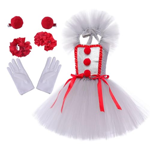 Halloween Tutu Kleid für Mädchen - Entzückender Rock für Kinder Halloween, niedliches Kostüm für Kinder Halloween | Komplettes Cosplay-Set mit diverten Halloween Tutu Kleid für Mädchen - Entzückender Rock für Kinder Halloween, niedliches Kostüm für Kinder Halloween | Komplettes Cosplay-Set mit diverten von Generic