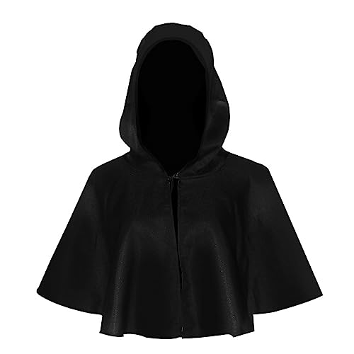 Halloween Umhang Erwachsene,Halloween Kostüm Unisex,Cape Textur Schnürung Halbumhang Renaissance Umhangjacke Gothic Capelet Vintage Kopfschmuck Mittelalter Outfit Für Halloweenparty Karneval Fasching Halloween Umhang Erwachsene,Halloween Kostüm Unisex,Cape Textur Schnürung Halbumhang Renaissance Umhangjacke Gothic Capelet Vintage Kopfschmuck Mittelalter Outfit Für Halloweenparty Karneval Fasching von Generic
