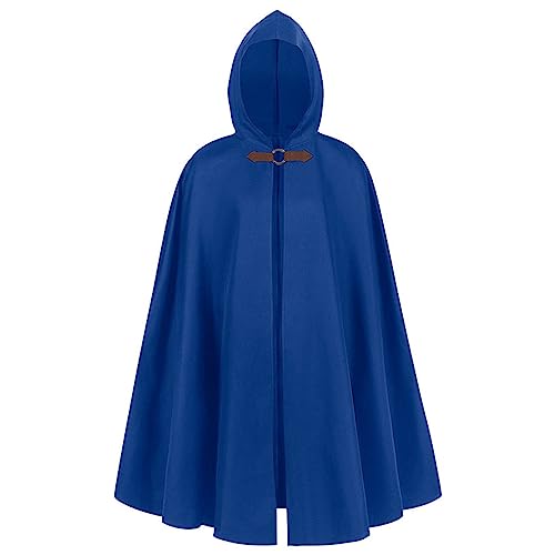 Halloween Umhang Herren, Halloween Kapuzenumhang Erwachsene,Zaubererrobe Cape Mantel Piraten-umhang Umhangjacke Gothic Gewand Vintage Robe Mittelalter Outfit für Halloween Party Halloween Umhang Herren, Halloween Kapuzenumhang Erwachsene,Zaubererrobe Cape Mantel Piraten-umhang Umhangjacke Gothic Gewand Vintage Robe Mittelalter Outfit für Halloween Party von Generic
