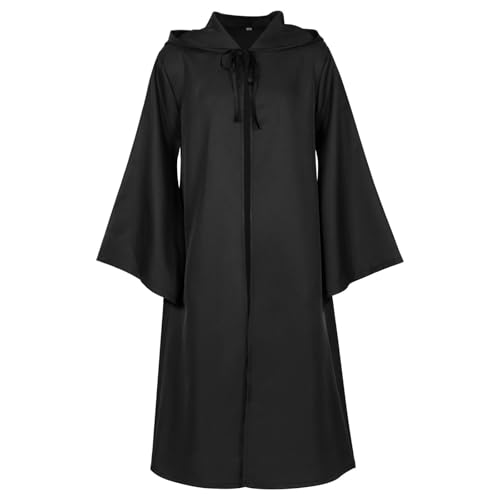 Halloween Umhang Herren, Renaissance Umhang Herren, Zaubererrobe Cape Mantel Piraten-umhang Longstrickjacke Gothic Capelet Cosplay Uniform Mittelalter Pagan Outfit Für Erwachsene Halloweenparty Halloween Umhang Herren, Renaissance Umhang Herren, Zaubererrobe Cape Mantel Piraten-umhang Longstrickjacke Gothic Capelet Cosplay Uniform Mittelalter Pagan Outfit Für Erwachsene Halloweenparty von Generic