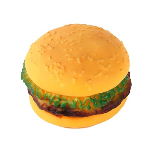 Hamburger Hundespielzeug – Kauspielzeug, Kaufestes Quietschendes Hundezahnreinigungsspielzeug, quietschendes Haustierspielzeug, lustiges und interaktives Kauspielzeug Hamburger Hundespielzeug – Kauspielzeug, Kaufestes Quietschendes Hundezahnreinigungsspielzeug, quietschendes Haustierspielzeug, lustiges und interaktives Kauspielzeug von Generic