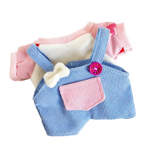 Handgefertigte 20 cm Puppen-Outfits – Modische Overalls und Tops für Kinder und Erwachsene, geeignet für fantasievolles Spiel und als Sammlerstücke, bereichern die Einrichtung von Wohn von Generic