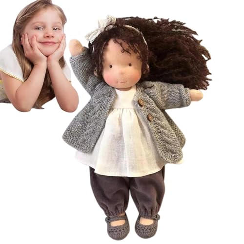 Handgefertigte Plüschpuppen, Plüschtiere für Mädchen, Spielzeug für Mädchen, Spielzeug für Mädchen, Spielzeug für Mädchen, weiche Puppen, Plüschtiere für Mädchen, Geschenke von Generic