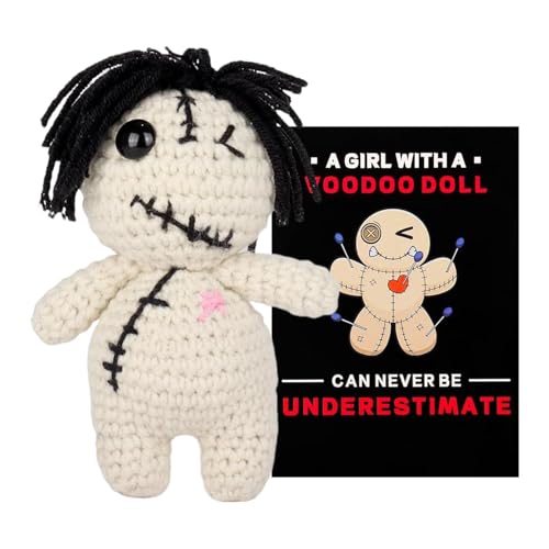 Handgefertigte gehäkelte Puppen, emotionale Unterstützung beim Häkeln | Vielseitig und lustig, inspirierende Halloween-Puppen, Halloween-Strickpuppen, Voodoo-Ornament mit Handgefertigte gehäkelte Puppen, emotionale Unterstützung beim Häkeln | Vielseitig und lustig, inspirierende Halloween-Puppen, Halloween-Strickpuppen, Voodoo-Ornament mit von Generic
