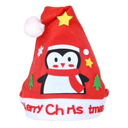 Handgefertigtes Weihnachtsmützen-Bastelset ? Weihnachtsmannmütze Bastelset | Kreative Feiertag-Bastelbedarf für Kinder, Zuhause, Kindergarten, Kostümpartys, Weihnachten, einfaches Hut-Kit mit Handgefertigtes Weihnachtsmützen-Bastelset ? Weihnachtsmannmütze Bastelset | Kreative Feiertag-Bastelbedarf für Kinder, Zuhause, Kindergarten, Kostümpartys, Weihnachten, einfaches Hut-Kit mit von Generic