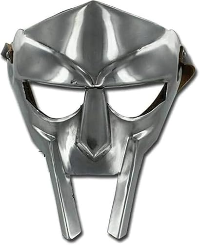 Handgemachte Halloween Gladiator Kostüm Maske Erwachsene Custom Crafted MF Doom Maske von Generic