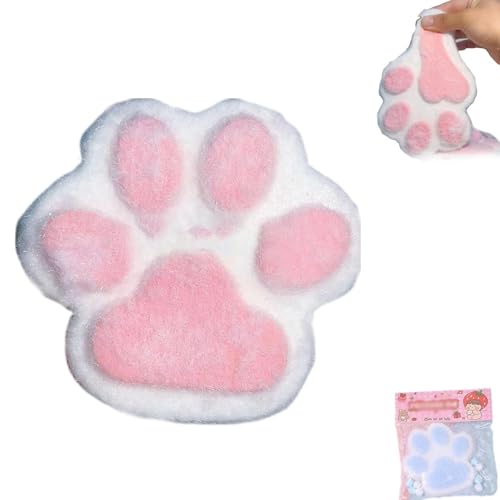 Handgemachte Taba Squishy Katze Pfote Spielzeug, niedliche Katze Pfote Squeeze Spielzeug, große Katze Pfote Silikon Squeeze Spielzeug, handgemachte große Katze Pfote Spielzeug (A) von Generic