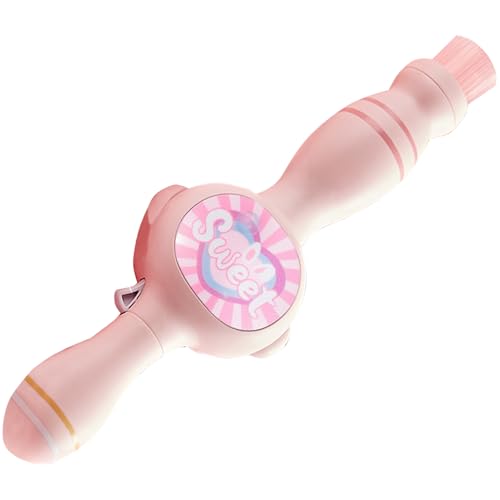 Handheld Bubble Blower für Kleinkinder - Outdoor Bubble Wand Maker mit farbenfrohen Lichtern, Easy Grip Stick Toy für Geburtstagsfeiern, Gartenspiel, Gartenspaß, Schulspielplatzunterhaltung Handheld Bubble Blower für Kleinkinder - Outdoor Bubble Wand Maker mit farbenfrohen Lichtern, Easy Grip Stick Toy für Geburtstagsfeiern, Gartenspiel, Gartenspaß, Schulspielplatzunterhaltung von Generic