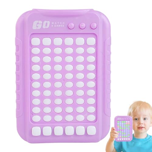 Handheld Electronic Games - Kinderspielkonsole | Tragbare kleine Reisespiele | Roadtrip Toys | Vorschulpädagogik -Lernaktivitäten, Memory Trainer für Zuhause im Freien von Generic