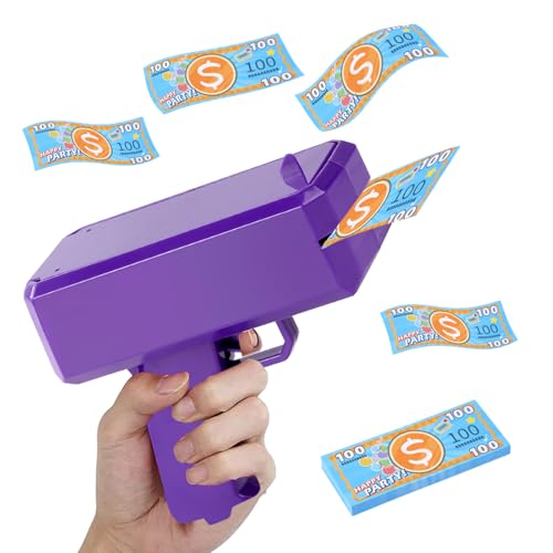 Handheld Money - Realistische Spray Cash Cannon Toy, Fun Dollar Bill Launcher | Handheld-Cash-Kanone für Partys, Fotoshootings, Filmszenen, Bühnenshows, echte Rechnungen Sprengmaschine Handheld Money - Realistische Spray Cash Cannon Toy, Fun Dollar Bill Launcher | Handheld-Cash-Kanone für Partys, Fotoshootings, Filmszenen, Bühnenshows, echte Rechnungen Sprengmaschine von Generic
