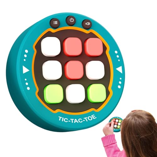 Handheld-Spiel, Handheld-Puzzlespiel, Tischspiele für 2 Spieler, Verbinde 3 klassische Raster 3 in einer Reihe Spielstrategie-Brettspiele für Kinder von 3-5 Jahren von Generic