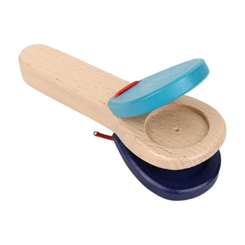 Handle Clapping Castanets Board - Musical Percussion Instrument Educational Toy, Wooden Castanets Board for Baby, Infant Handle Clapping Castanets Board Percussion Musical Instruments Toys Handle Clapping Castanets Board - Musical Percussion Instrument Educational Toy, Wooden Castanets Board for Baby, Infant Handle Clapping Castanets Board Percussion Musical Instruments Toys von Generic