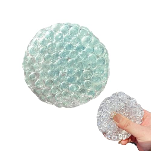 Handmade Pressure Relief Balls, Stress Relief Balls for Hands, Anxiety Relief Stress Ball Portable Shapeable Ball, Funny Gift for Women Men (1,Blue) von Generic
