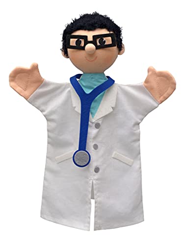 Handpuppe Märchenfigur Arzt 27 cm, Ideal für Puppentheatre und Rollenspiele, für Kinder Baby Jungen Mädchen Handpuppe Märchenfigur Arzt 27 cm, Ideal für Puppentheatre und Rollenspiele, für Kinder Baby Jungen Mädchen von Generic