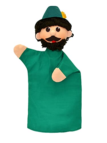 Handpuppe Märchenfigur Jäger 28 cm, Ideal für Puppentheatre und Rollenspiele, für Kinder Baby Jungen Mädchen Handpuppe Märchenfigur Jäger 28 cm, Ideal für Puppentheatre und Rollenspiele, für Kinder Baby Jungen Mädchen von Generic