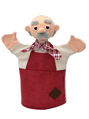 Handpuppe Märchenfigur Opa 27 cm, Ideal für Puppentheatre und Rollenspiele, für Kinder Baby Jungen Mädchen Handpuppe Märchenfigur Opa 27 cm, Ideal für Puppentheatre und Rollenspiele, für Kinder Baby Jungen Mädchen von Generic