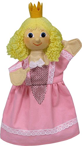 Handpuppe Märchenfigur Prinzessin, Rosa 30 cm, Ideal für Puppentheatre und Rollenspiele, für Kinder Baby Jungen Mädchen von Generic