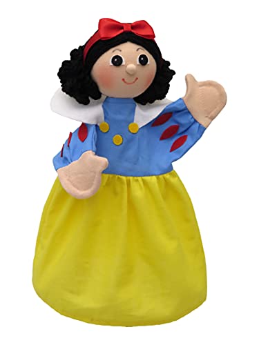 Handpuppe Märchenfigur Schneewittchen 30 cm, Ideal für Puppentheatre und Rollenspiele, für Kinder Baby Jungen Mädchen von Generic