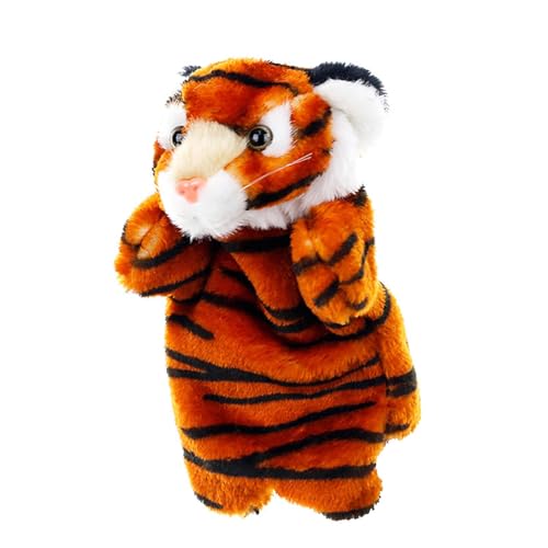 Handpuppe Tiger – Fingerspielzeug aus weichem Plüsch, Handpuppen für Cartoon-Tiere | Tiger für und Erwachsene, niedliches Tierpuppenspielzeug, Handpuppe Handpuppe Tiger – Fingerspielzeug aus weichem Plüsch, Handpuppen für Cartoon-Tiere | Tiger für und Erwachsene, niedliches Tierpuppenspielzeug, Handpuppe von Generic