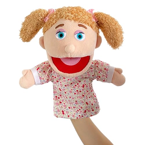 Handpuppen, Handpuppen für Kinder, Oma, weiche Puppen, zum Geschichtenerzählen für Mädchen und , Handpuppen für Kinder, Spielzeug für Puppentheater, Marione von Generic