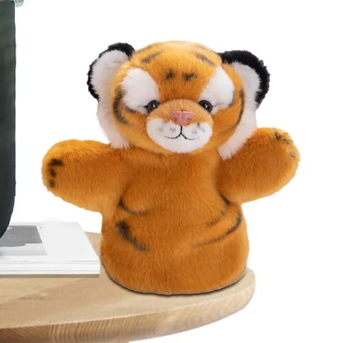 Handpuppen, Handpuppen für Socken, Handpuppe, Plüschtier, Tiger, Spielzeug aus Plüsch, Rollenspiel, Puppen, Vorschulspiel für und Mädchen, Theaterpartys von Generic