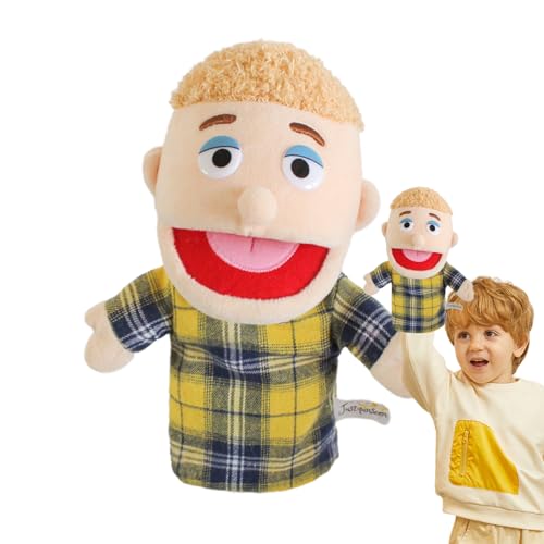 Handpuppen Für Kinder, Marionetten Für Kinder,Vaterpuppen Spielzeug - Familie Handpuppen, Mama Und Papa, Bruder Und Schwester Plüsch Handpuppen, Rollenspiel Spielzeug Puppen Für Kinder von Generic