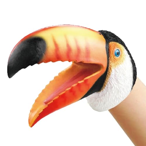 Handpuppen für Kinder, Handpuppen für Kinder - Actionspielzeug mit Tukanpuppen | Interaktives Spielzeug für Rollenspiele zum Erzählen im Theater der von Generic