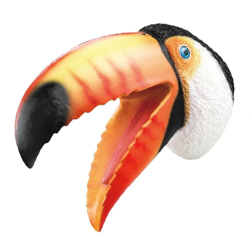 Handpuppen für | Rollenspiel Tukankopfpuppen | Geschichtenerzählen Tierpuppen, niedliche -Handpuppen, Rollenspiel-Spielzeug für von Generic