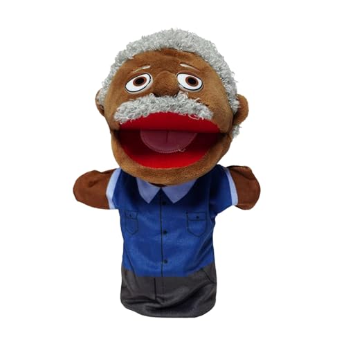 Handpuppen für die Familie, Handpuppen für Kinder, Handpuppen, Spielzeug, schwarze Familienpuppen, kreatives Spielpuppen-Spielzeug von Generic