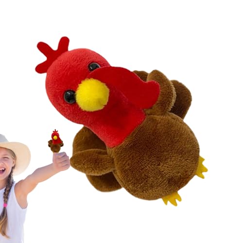 Handpuppen mit Tierfingern, Handpuppen mit Truthahn-Fingern, Handpuppe aus Putenflüsch, Zubehör zum Lesen von Märchen, für Mädchen und, Plüschspielzeug für Schulen Handpuppen mit Tierfingern, Handpuppen mit Truthahn-Fingern, Handpuppe aus Putenflüsch, Zubehör zum Lesen von Märchen, für Mädchen und, Plüschspielzeug für Schulen von Generic