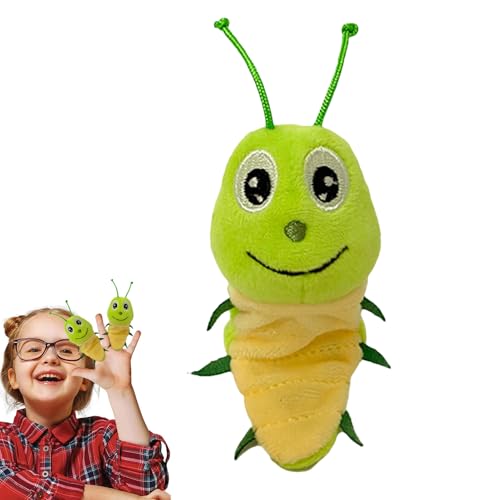 Handpuppen zum Geschichtenerzählen von Tieren, Bee Puppet, Caterpillar Toy, Handpuppenhände, Fingerpuppen, weiches Tierspielzeug für pädagogische Spiele, Sket Handpuppen zum Geschichtenerzählen von Tieren, Bee Puppet, Caterpillar Toy, Handpuppenhände, Fingerpuppen, weiches Tierspielzeug für pädagogische Spiele, Sket von Generic