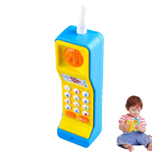 Handy für Kinder, Spielzeugtelefon für Kinder - Lustiges Musik-Mikrofon Spielzeug - Lustiges Lernspielzeug mit leichtem Klang, interaktives Eltern-Kind-Spielzeug Handy für Kinder, Spielzeugtelefon für Kinder - Lustiges Musik-Mikrofon Spielzeug - Lustiges Lernspielzeug mit leichtem Klang, interaktives Eltern-Kind-Spielzeug von Generic