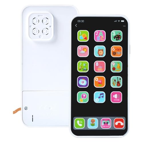 Handy für Kinder, interaktives Spielzeug mit Licht und Sound | Touch-Cell Telephone, mit simuliertem Touchscreen, Lernspielzeug für Kleinkinder, Jungen und Mädchen von Generic