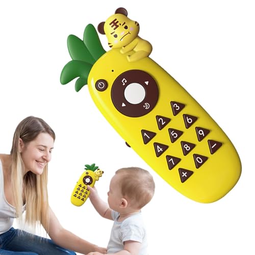 -Handyspielzeug,Kinderspielzeugtelefon - Niedliches Cartoon-Interaktives Kinderspielzeug, simuliertes Telefon,Vorschul-Lernaktivitäten, vorgetäuschtes Telefonspielzeug, Musikspielzeug für die frühe B -Handyspielzeug,Kinderspielzeugtelefon - Niedliches Cartoon-Interaktives Kinderspielzeug, simuliertes Telefon,Vorschul-Lernaktivitäten, vorgetäuschtes Telefonspielzeug, Musikspielzeug für die frühe B von Generic