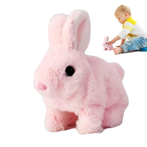 Hasenspielzeug für Kaninchen – realistische Plüschtiere des elektronischen Spielzeugs Bunny, Springen, Zittern der Nase, Ohren, interaktive Plüschzahlen für Hasenspielzeug für Kaninchen – realistische Plüschtiere des elektronischen Spielzeugs Bunny, Springen, Zittern der Nase, Ohren, interaktive Plüschzahlen für von Generic