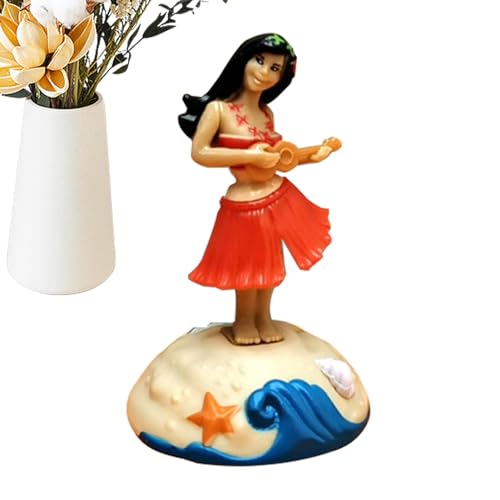 Hawaiianische Puppe mit Instrumententafel, Mädchen mit Instrumententafel, Armaturenbrett, tanzendes Auto, hawaiianisches Mädchen, Cartoon-Figuren für Fahrsicherheit von Generic