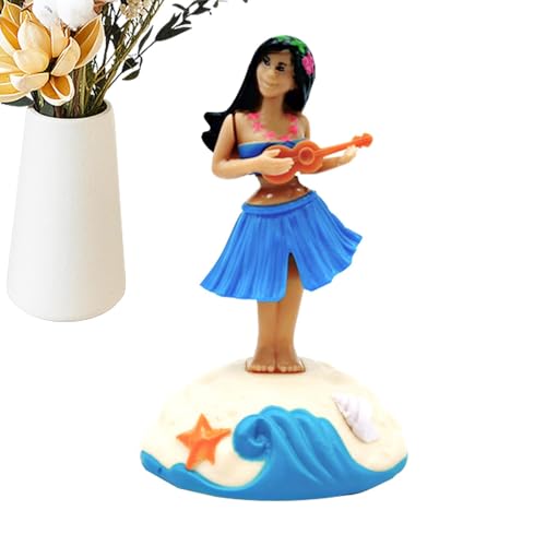 Hawaiianisches Mädchen Als Armaturenbrett-Dekoration – Hula-Tänzerin, Polynesische Wackelfigur | Tanzendes Mädchen Als Miniatur-Dekoration, Retro-Armaturenbrett-Dekoration, Mini-Hula-Puppe Fürs Auto, Hawaiianisches Mädchen Als Armaturenbrett-Dekoration – Hula-Tänzerin, Polynesische Wackelfigur | Tanzendes Mädchen Als Miniatur-Dekoration, Retro-Armaturenbrett-Dekoration, Mini-Hula-Puppe Fürs Auto, von Generic