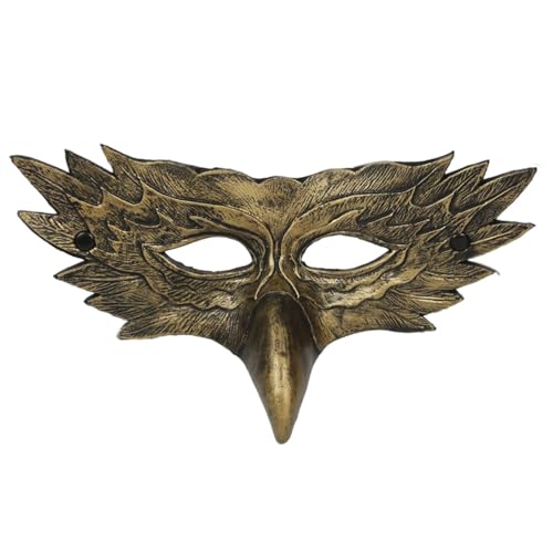 Hawk | Half Face Black Hawk | Kreative Leder Halbgesichtsmaske | Halloween Kostüm Maske für Cosplay Hawk | Half Face Black Hawk | Kreative Leder Halbgesichtsmaske | Halloween Kostüm Maske für Cosplay von Generic