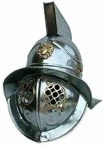 Helm Mittelalter Norman Wikinger Replik LARP 18GA SCA Warrior Larp Bogato von Generic
