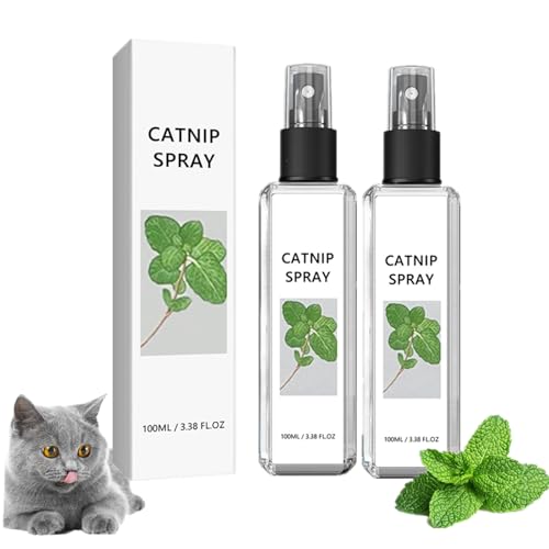 Herbal Cat Joy Spray, Herbal Cat Joy Catnip Spray, Herbal Cat Joy,Katzenminze-Spray für Katzen, Katzenkratzspray-Nebel, Katzentrainingsspray mit Katzenminze (2PCS) von Generic