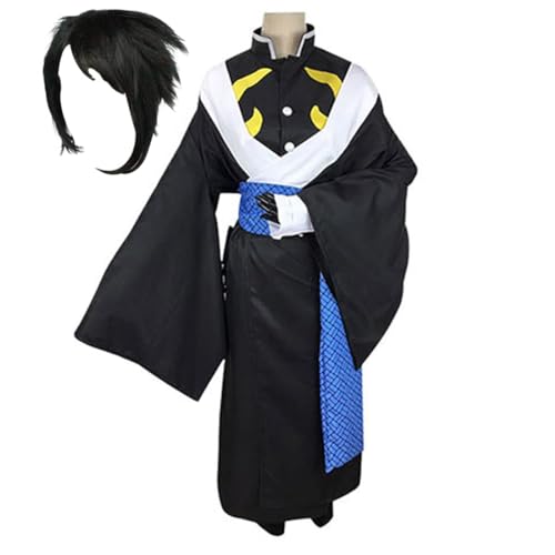 Herren Kaigaku Cosplay Kostüm Kimono Outfit Halloween Weihnachten Karneval Party,Black-L Herren Kaigaku Cosplay Kostüm Kimono Outfit Halloween Weihnachten Karneval Party,Black-L von Generic